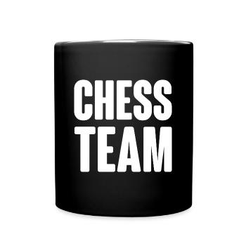 Chess Team - Full Colour Mug - black - Front