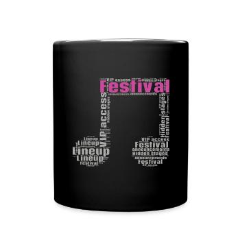 Festival - Full Colour Mug - black - Front