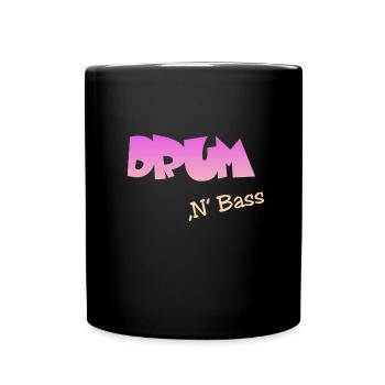 Drum n Bass, Techno, Minimal - Tasse einfarbig - Schwarz - Vorne