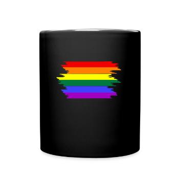 LGBT - Tasse einfarbig - Schwarz - Vorne