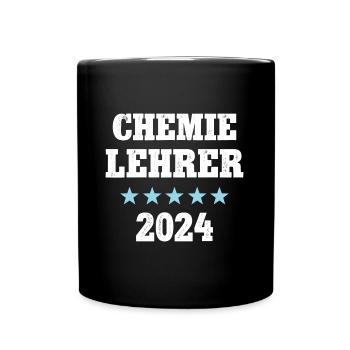 Chemie Lehrer Studium Chemielehrer 2024 Lehramt - Tasse einfarbig - Schwarz - Vorne