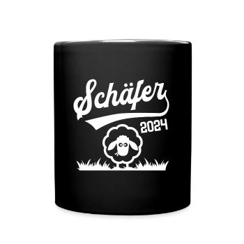 Schäfer 2024 Ausbildung Prüfung Tierwirt Azubi - Tasse einfarbig - Schwarz - Vorne
