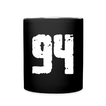 94 Number Vintage - Full Colour Mug - black - Front
