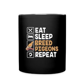 Pigeons pigeons - Mug uni - noir - Devant
