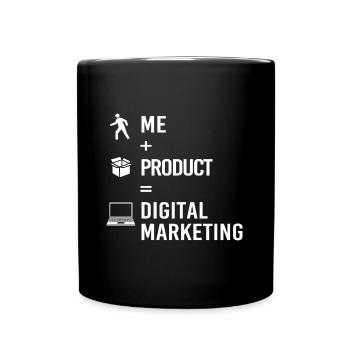 Marketing Manager - Full Colour Mug - black - Front