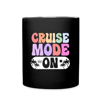 Cruise Cruise Ship - Full Colour Mug - black - Front