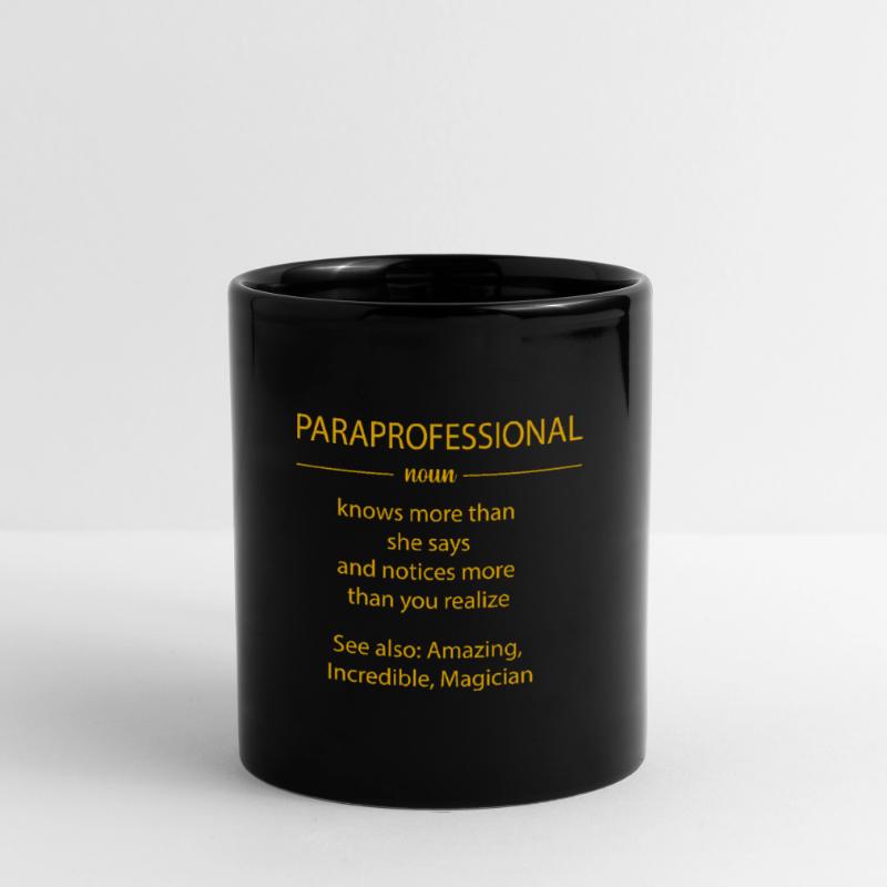 Lehrerassistent Paraprofessional Paraeducator Tasse einfarbig
