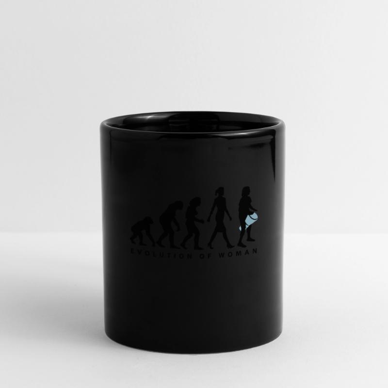 Evolution der Frau Djembe Tasse einfarbig