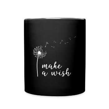 Make a wish. - Full Colour Mug - black - Front