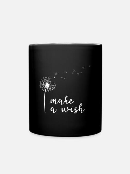 Fais un vœu. - Mug uni - noir