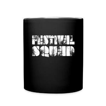 Festival Squad White - Tasse einfarbig - Schwarz - Vorne