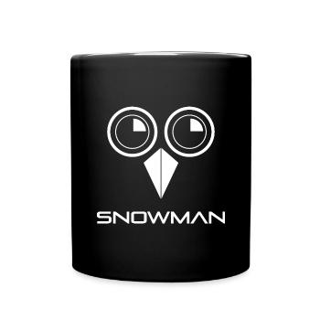 Kokain Schneemann - Tasse einfarbig - Schwarz - Vorne