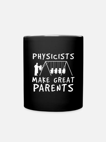 Physiker Eltern - Tasse einfarbig - Schwarz