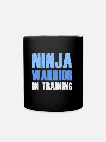 Ninja Warrior À l’entraînement - Mug uni - noir