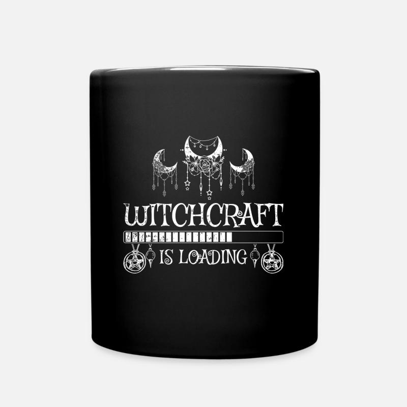 Witchcraft Spruch Tarot Gothic - Tasse einfarbig - Schwarz