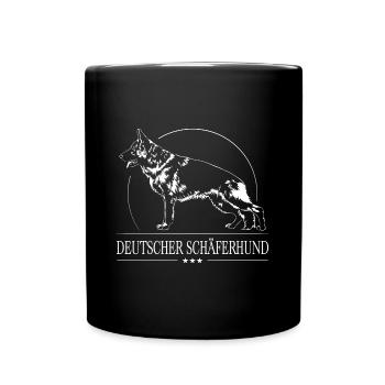 DEUTSCHER SCHÄFERHUND IGP Wilsigns Hunde Hund - Tasse einfarbig - Schwarz - Vorne