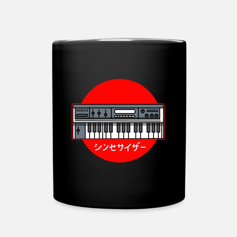 Synthesizer Elektronischer Musikproduzent Waveform - Tasse einfarbig - Schwarz