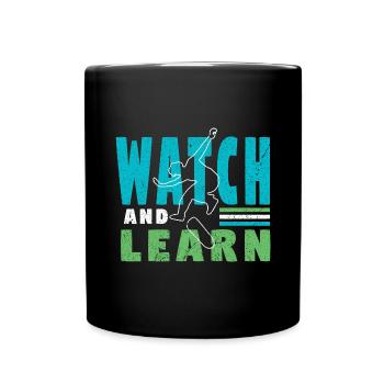 Skateboard Skateboard Skateboarder Patinage - Mug uni - noir - Devant