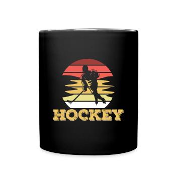 Hockey sur glace Patins Puck Hockey Femmes - Mug uni - noir - Devant