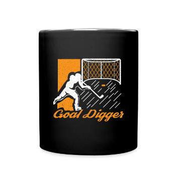 Hockey sur glace Patins Puck Hockey Femmes - Mug uni - noir - Devant