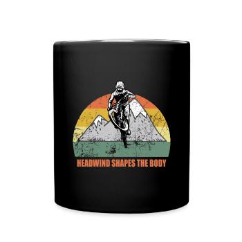 Vélo de montagne Cyclisme Cyclisme Cyclisme - Mug uni - noir - Devant