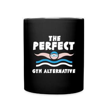 Nageurs Natation 50 mètres piste Brasse - Mug uni - noir - Devant