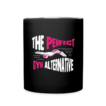 Nageurs Natation 50 mètres piste Brasse - Mug uni - noir - Devant
