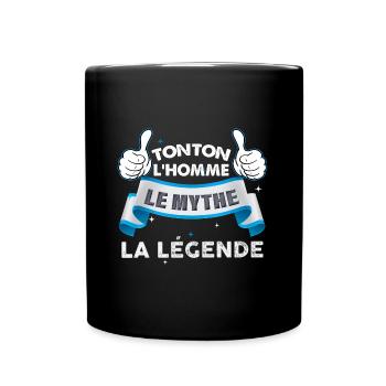 Tonton Extra La Légende - Mug uni - noir - Devant