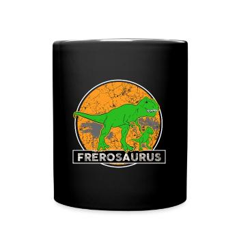 Frèrosaurus Mon Grand Frère Protecteur Dinosaure - Mug uni - noir - Devant