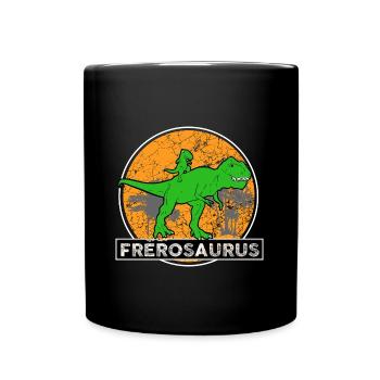 Frèrosaurus Mon Super Frère Dinosaure - Mug uni - noir - Devant