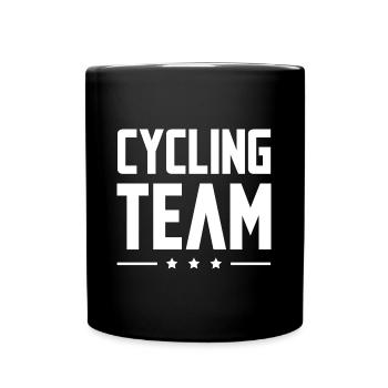 Cycling Team - Full Colour Mug - black - Front