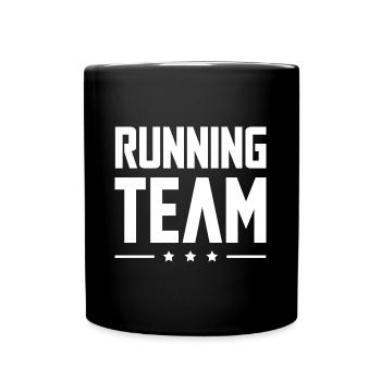 Running Team - Full Colour Mug - black - Front