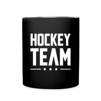 Équipe de hockey - Mug uni - noir - Devant