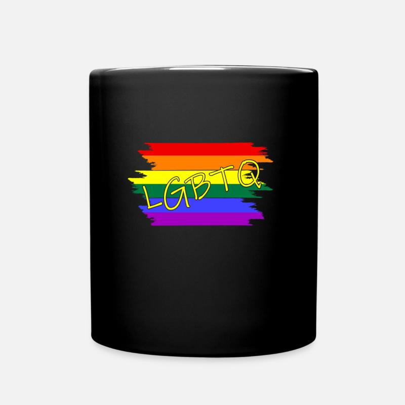 LGBTQ LGBT - Tasse einfarbig - Schwarz