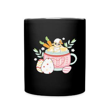 BOW Coupe Chibi de Pâques - Mug uni - noir - Devant