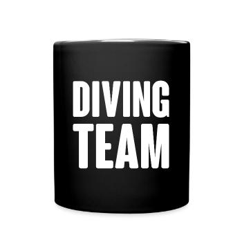 Diving Team - Full Colour Mug - black - Front
