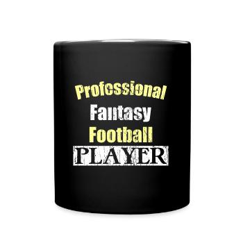 Professional Fantasy Football Player - Full Colour Mug - black - Front