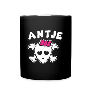Pirate Antje Design for Girls and Women - Full Colour Mug - black - Front