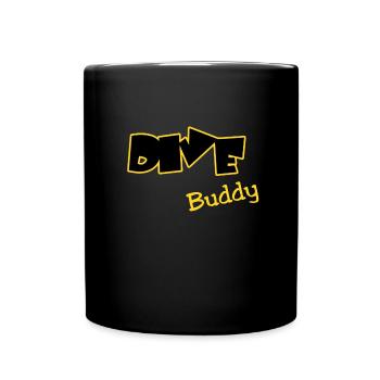 Tauchen Dive Buddy - Tasse einfarbig - Schwarz - Vorne