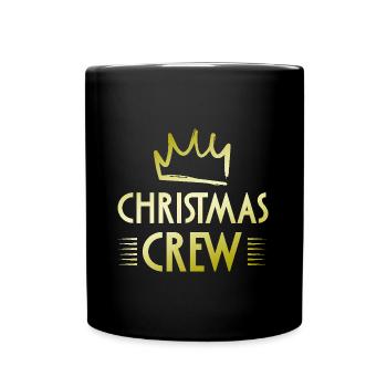 Équipage de Noël - Mug uni - noir - Devant