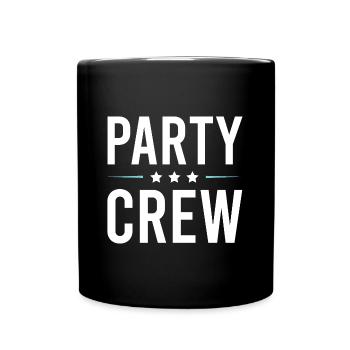 Party Crew - Full Colour Mug - black - Front