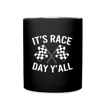 Drag Race - Tasse einfarbig - Schwarz - Vorne