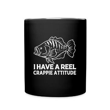 Crappie Fish Perch Sunfish - Full Colour Mug - black - Front