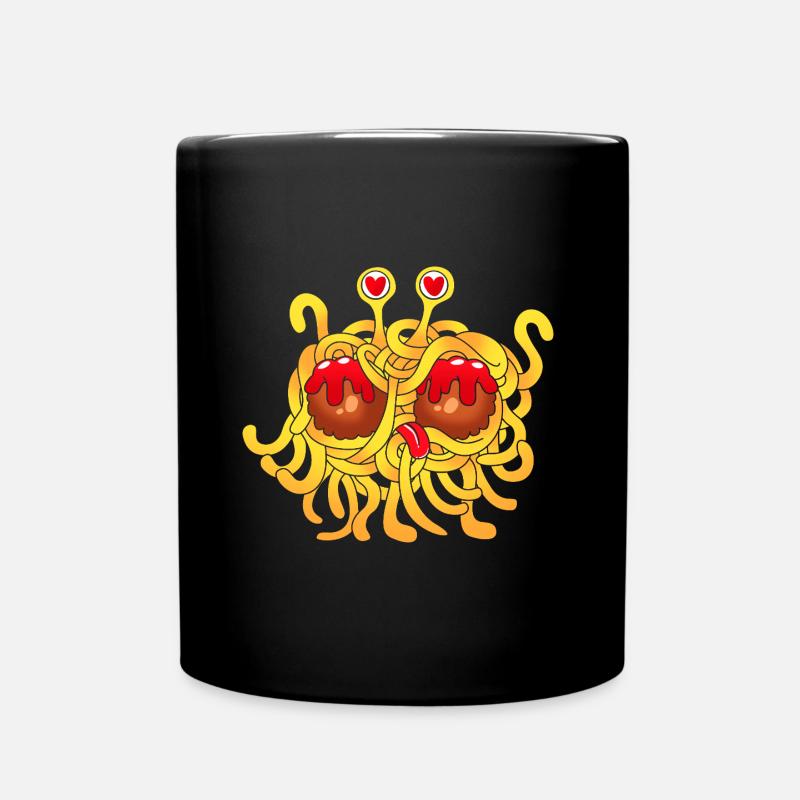 Spaghetti volant Monstre Pastafari FSM Athée - Mug uni - noir