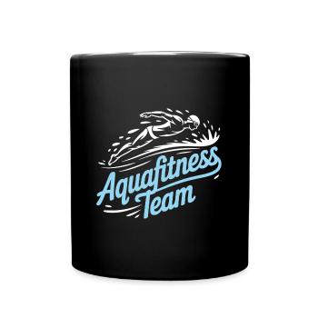 Equipe d’aquafitness - Exercice et sport dans l’eau - Mug uni - noir - Devant
