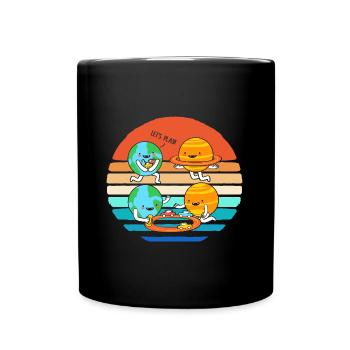 Espace Espace Espace Extra-atmosphérique Planètes Univers - Mug uni - noir - Devant