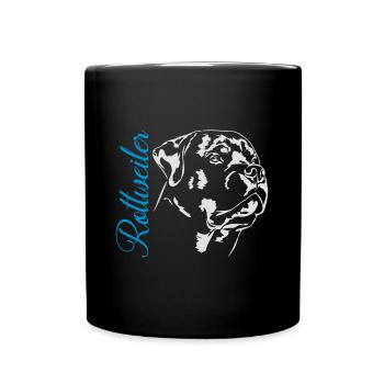 ROTTWEILER Hundesport Wilsigns Dogs - Mug uni - noir - Devant
