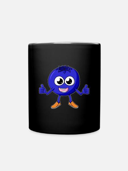 Myristique Dessin animé - Mug uni - noir