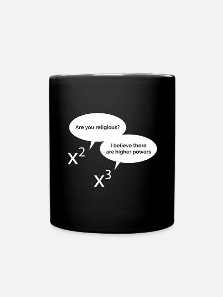 Math de puissance élevée - Mug uni - noir