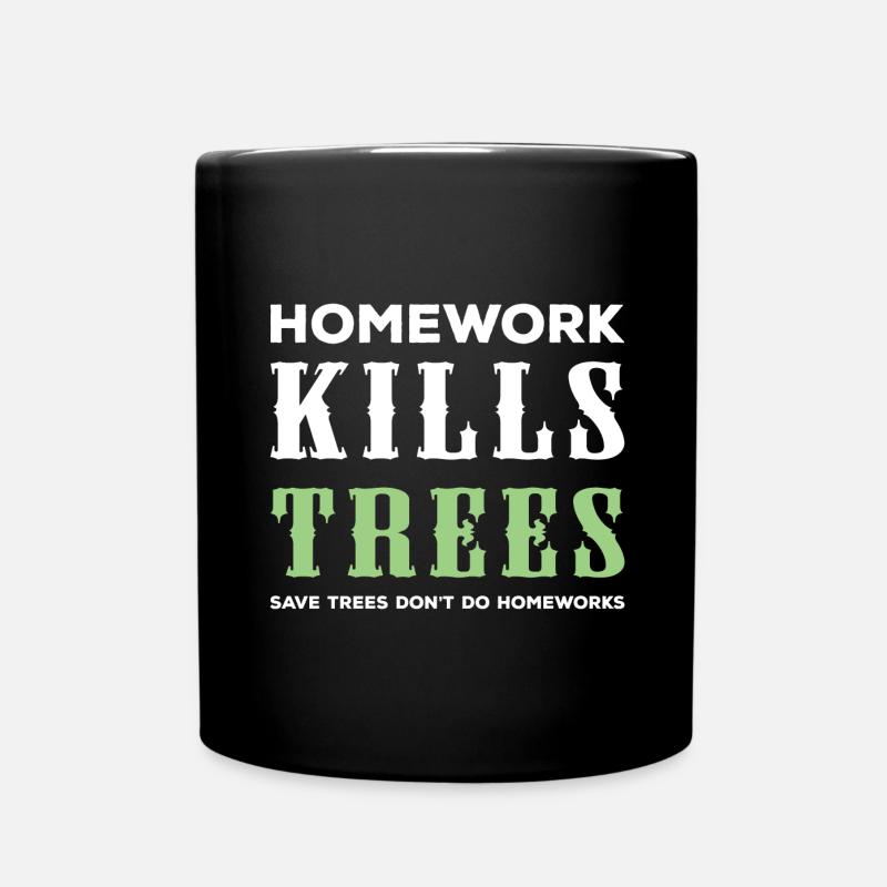 devoirs - Mug uni - noir